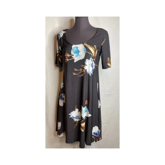 knee length dresses for ladies Ellise Midi Dress - Blue